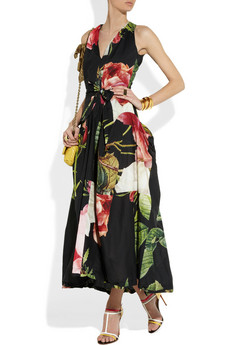 Vivienne Westwood Anglomania&nbsp;|&nbsp;Gladiator rose-print cotton dress&nbsp;|&nbsp;NET-A-PORTER.COM