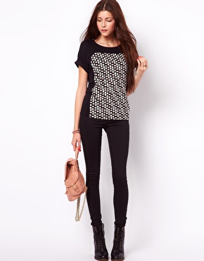 Vero Moda | Vero Moda Geo Front T-Shirt at ASOS