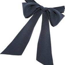 Saint Laurent&nbsp;|&nbsp;Polka-dot skinny silk scarf &nbsp;|&nbsp;NET-A-PORTER.COM