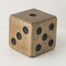 Mega Wooden Dice  - Anthropologie.com