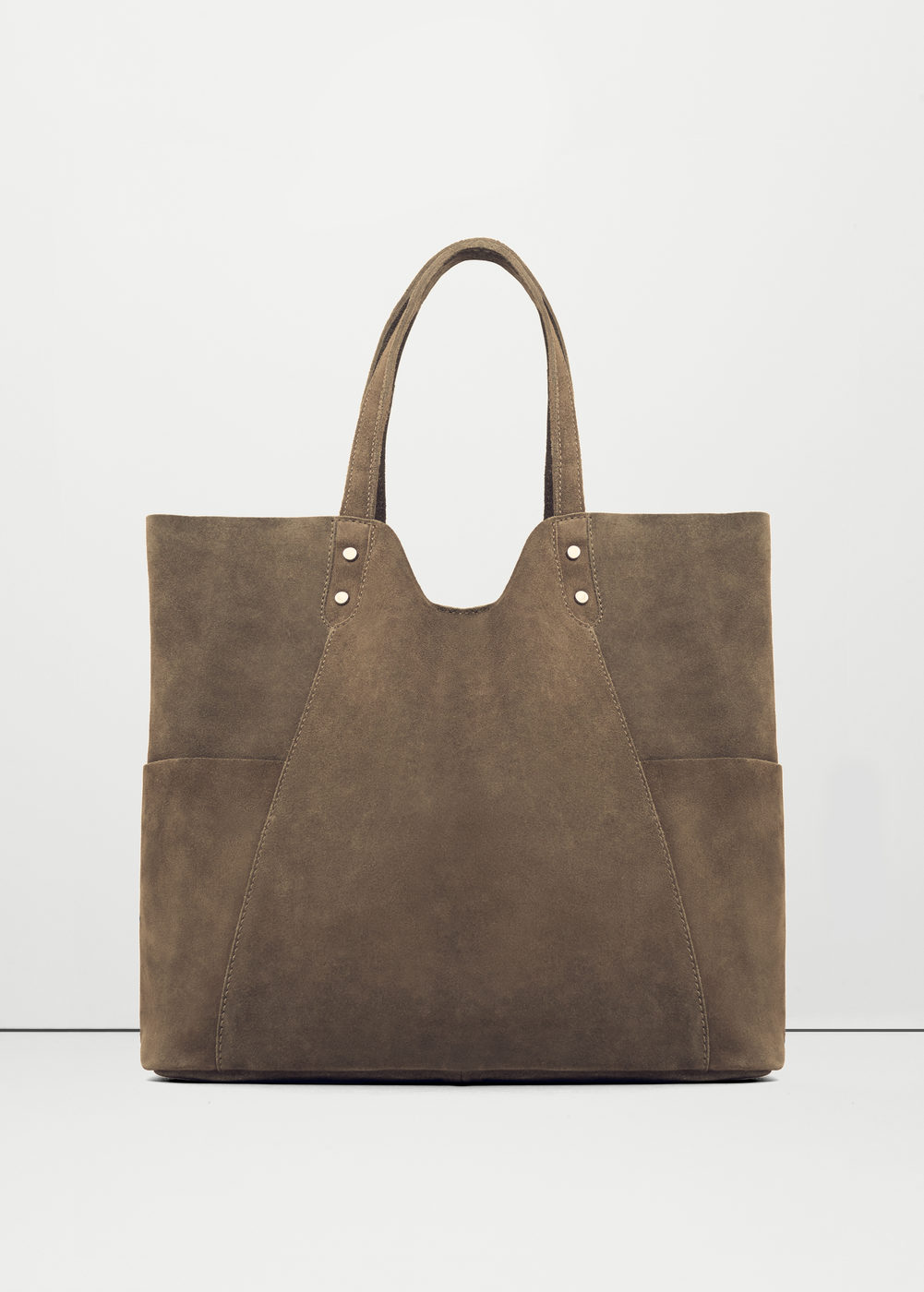 Leather shopper bag -  Women | MANGO USA