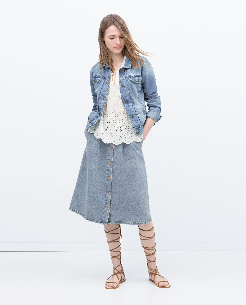 DENIM JACKET - Jackets - WOMAN - SALE | ZARA United States