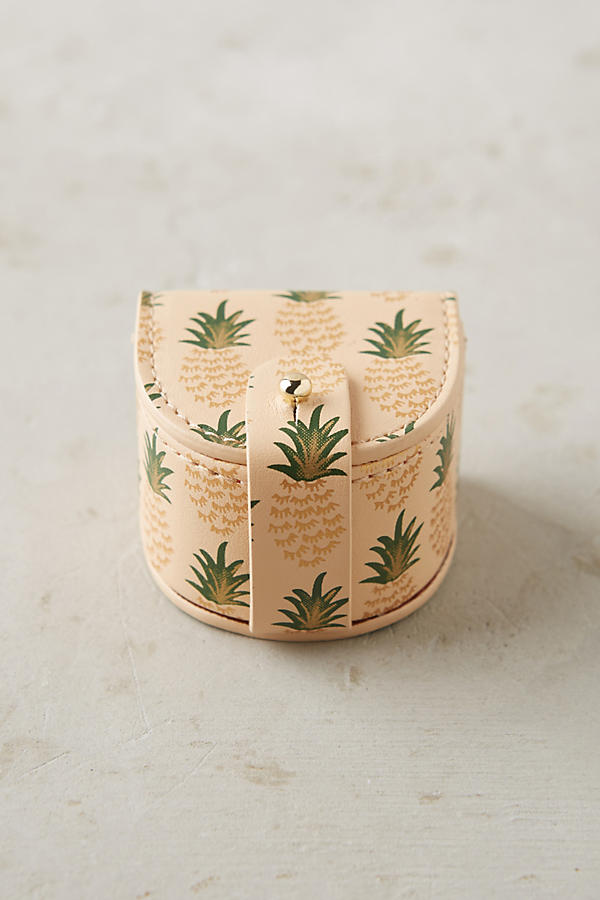 Blushing Pineapple Earbud Holder | Anthropologie