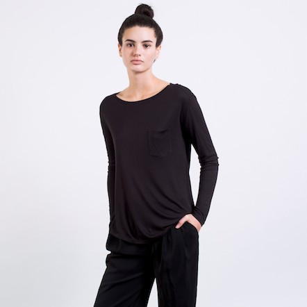 The Ryan Long Sleeve - Black – Everlane