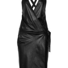 Proenza Schouler&nbsp;|&nbsp;Leather wrap dress&nbsp;|&nbsp;NET-A-PORTER.COM
