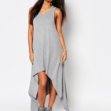 Boohoo | Boohoo Dipped Hem Dress at ASOS