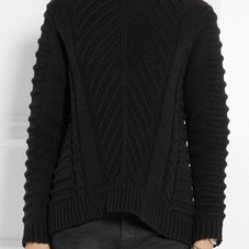 Dagmar&nbsp;|&nbsp;Emerald wool and cotton-blend sweater&nbsp;|&nbsp;NET-A-PORTER.COM