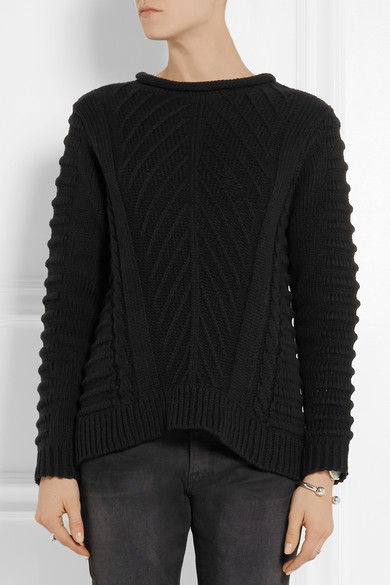 Dagmar&nbsp;|&nbsp;Emerald wool and cotton-blend sweater&nbsp;|&nbsp;NET-A-PORTER.COM
