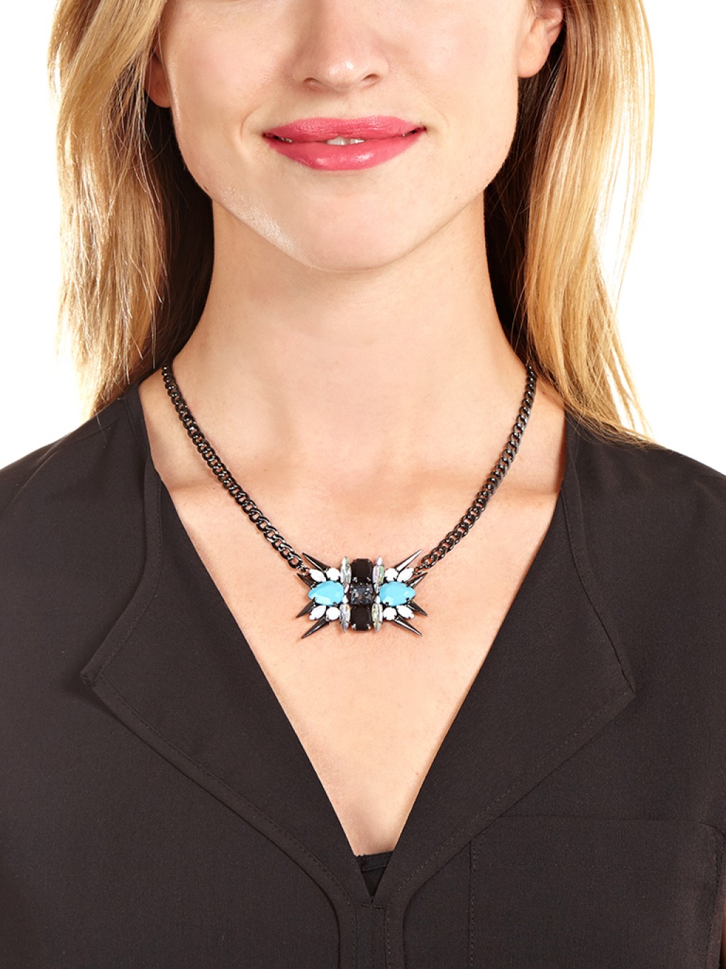 Turquoise Spider Pendant | BaubleBar