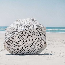 Beach Umbrella Black Sands | The Society inc. by Sibella Court