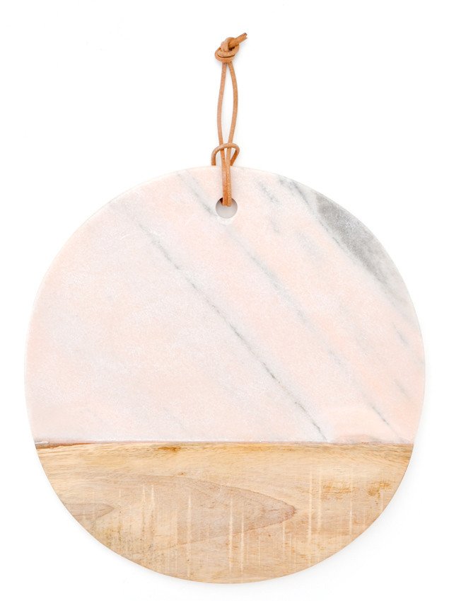 Pink Marble Serving Board | LEIF
