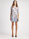 Suno - Mixed-Print Silk Dress - Saks.com