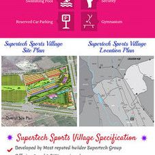 Supertech Sports Village Greater Noida Layout/Site Plan