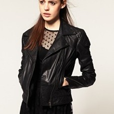 ASOS | ASOS Leather Biker Jacket at ASOS