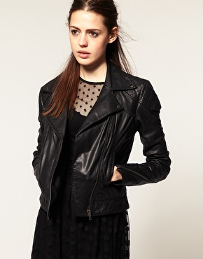ASOS | ASOS Leather Biker Jacket at ASOS