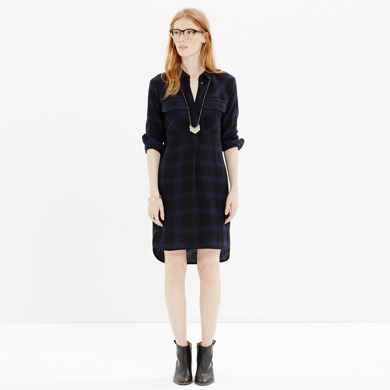 Daywalk Shirtdress in Farmstand Plaid : shift dresses | Madewell
