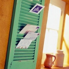 Mail holder/Window shutter