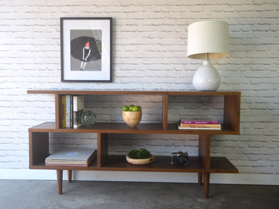 Oxelaand Multilevel Bookcase by STORnewyork on Etsy