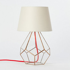 Copper Prism Lamp in  House+Home HOME+DÉCOR Lighting at Terrain