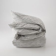 Painterly Stripe Duvet Cover | Schoolhouse Electric