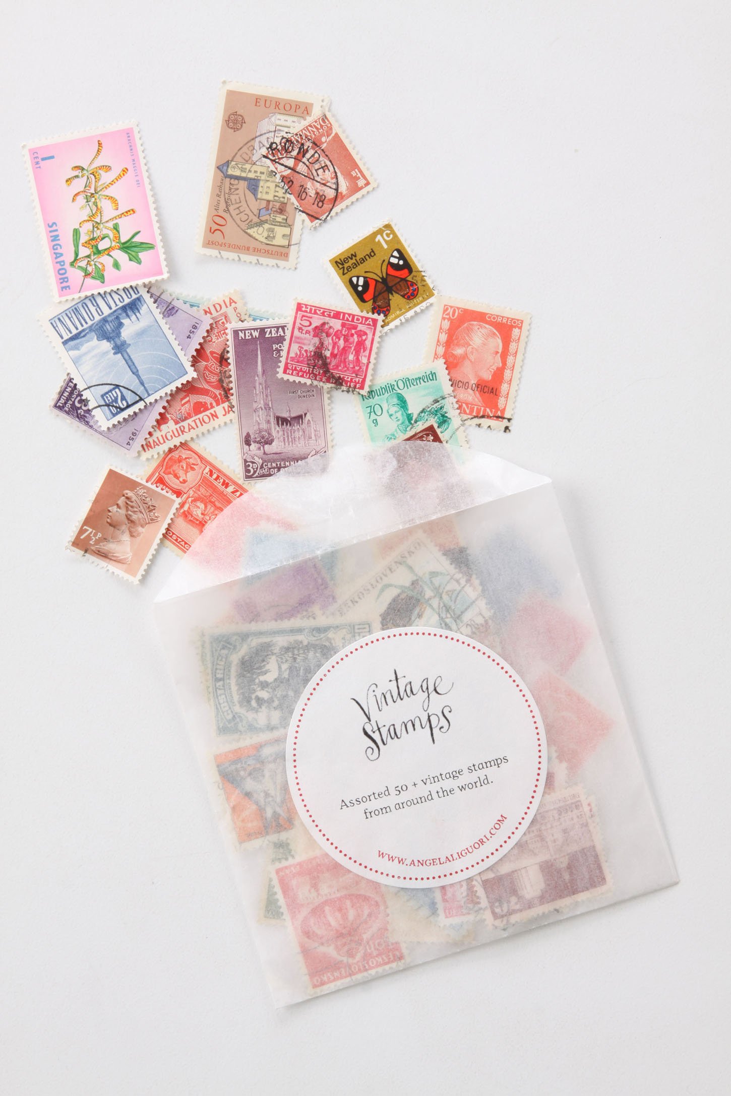 Vintage Stamps - Anthropologie.com