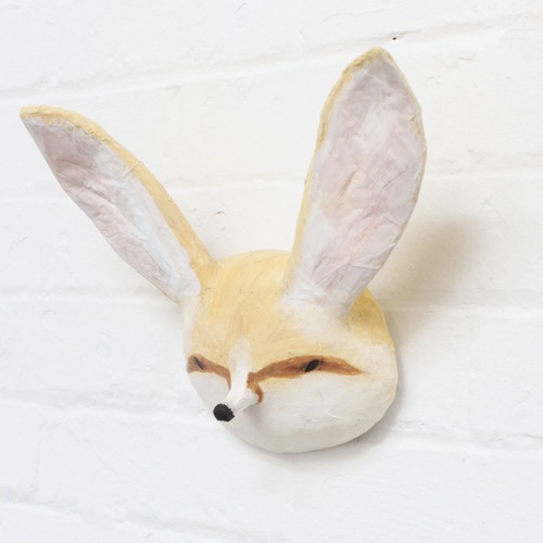 FENNEC FOX - Paper Mâché Head / abigailbrown