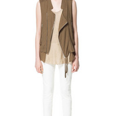 FLOWING WAISTCOAT WITH ZIPS - Blazers - Woman - ZARA United States