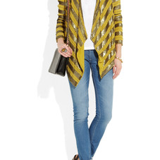 DAY Birger et Mikkelsen&nbsp;|&nbsp;Day Anna sequin-striped georgette jacket&nbsp;|&nbsp;NET-A-PORTER.COM