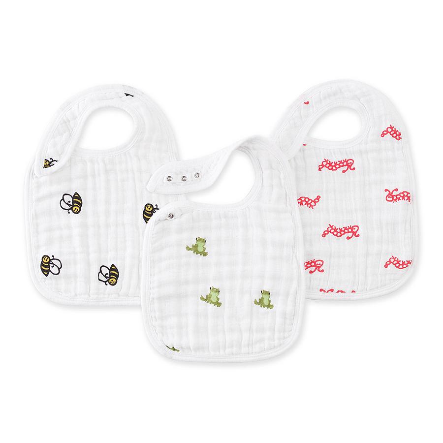 mod about baby 3-pack classic snap bibs | aden + anais