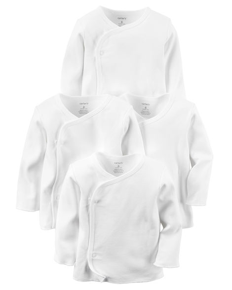 Baby Neutral 4-Pack Kimono Tees | Carters.com