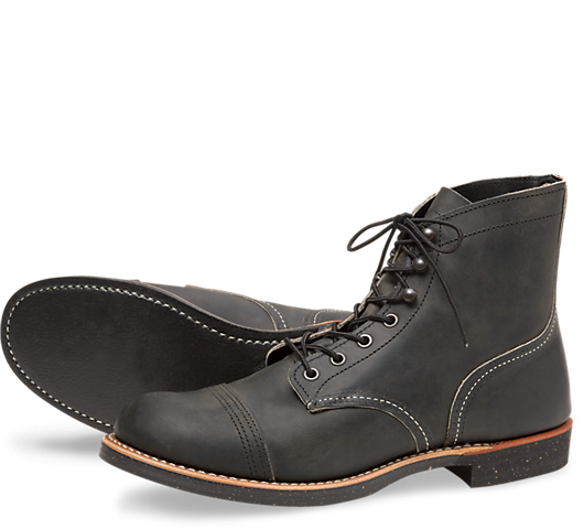 IRON RANGER, CHARCOAL - Oil Tanned Leather