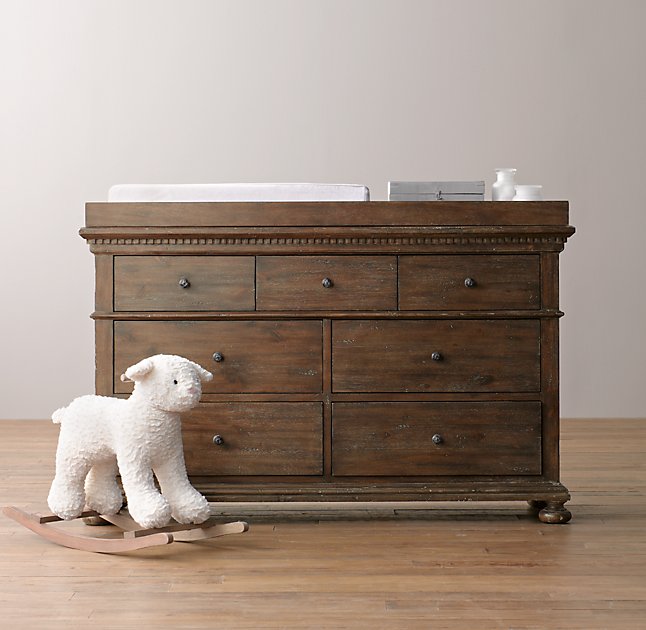 Jameson Wide Dresser & Topper Set