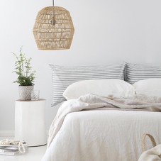 Pinstripe Pillowslip in Grey | The Pillowslip Store