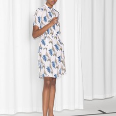 Water Lily Shirt Dress | Printed | & Other Stories