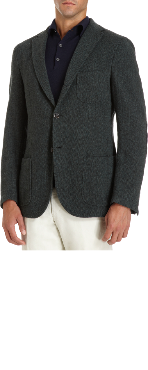 Michael Bastian Two-Button Tweed Sport Jacket