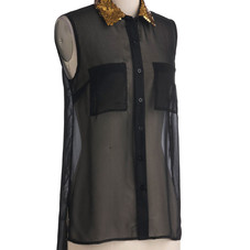 Sequin Style Top | Mod Retro Vintage Short Sleeve Shirts | ModCloth.com