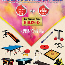 Holi Special Offer - Up To 45% Off + Flat 5% Extra Off on All Products.