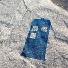 Old School Police Box Unisex Cardigan by Geekiana on Etsy