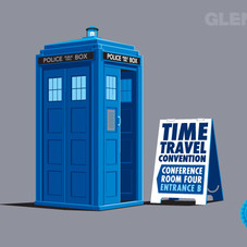 Time Travel Convention - A Glennz Tees Original T-Shirt
