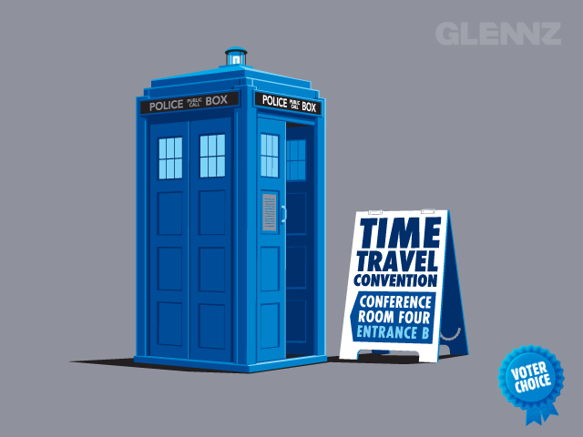 Time Travel Convention - A Glennz Tees Original T-Shirt