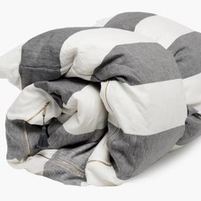 Harbour Island Throwbed In Charcoal - Hedgehouse