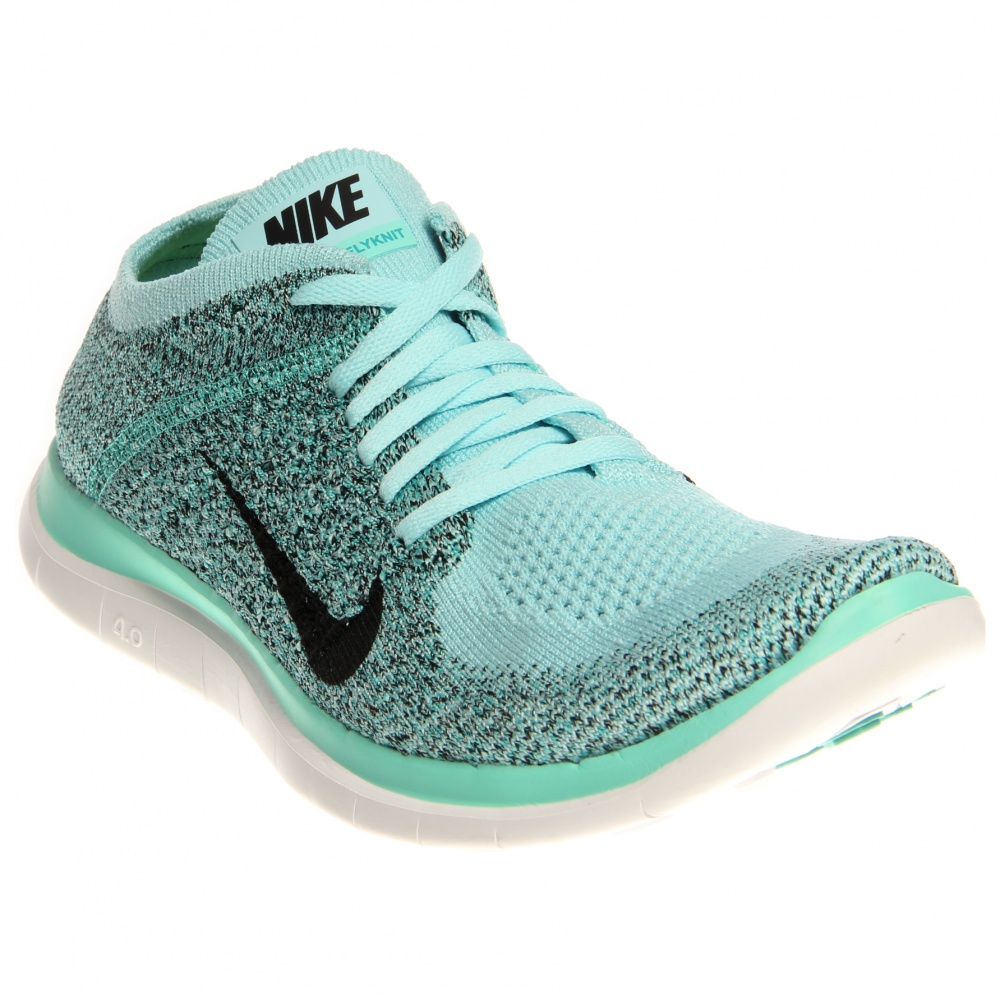 Nike Free 4.0 Flyknit Blue Running Shoes