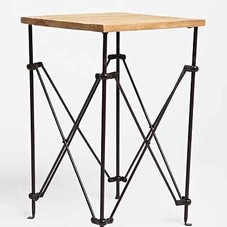 Wood Accordion Side Table - Urban Outfitters