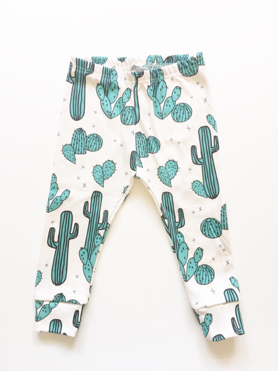 organic baby clothes // organic baby leggings in by LolaandStella