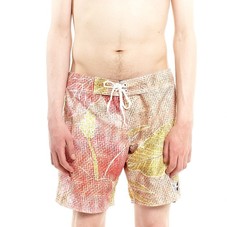 AMBSN Floral Burlap Board Shorts