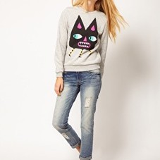 ASOS | Malarky for ASOS Sweatshirt with 3 Leg Print at ASOS