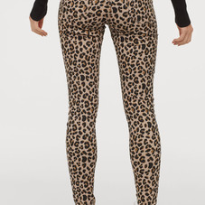 Super Skinny High Jeans - Beige/leopard print - Ladies | H&M US