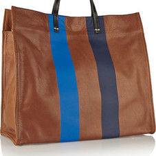 Clare V&nbsp;|&nbsp;Simple coated-leather tote&nbsp;|&nbsp;NET-A-PORTER.COM