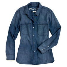 Perfect Chambray Ex-Boyfriend Shirt in Harvest Wash - View All - Women's Gift_Guide - Madewell