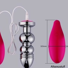 Stainless Steel Anal Vibrator - All Sexy Stuff